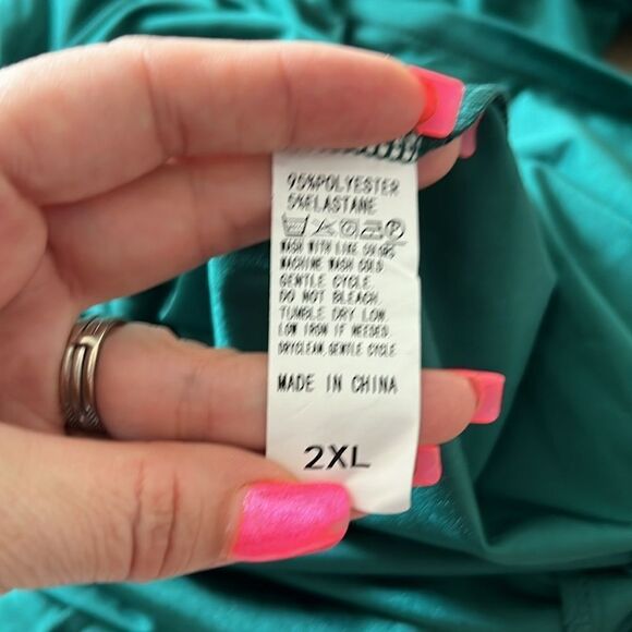 Off Shoulder Split Thigh Dress Elegant Solid Bodycon Cocktail Party Maxi… - Picture 11 of 13